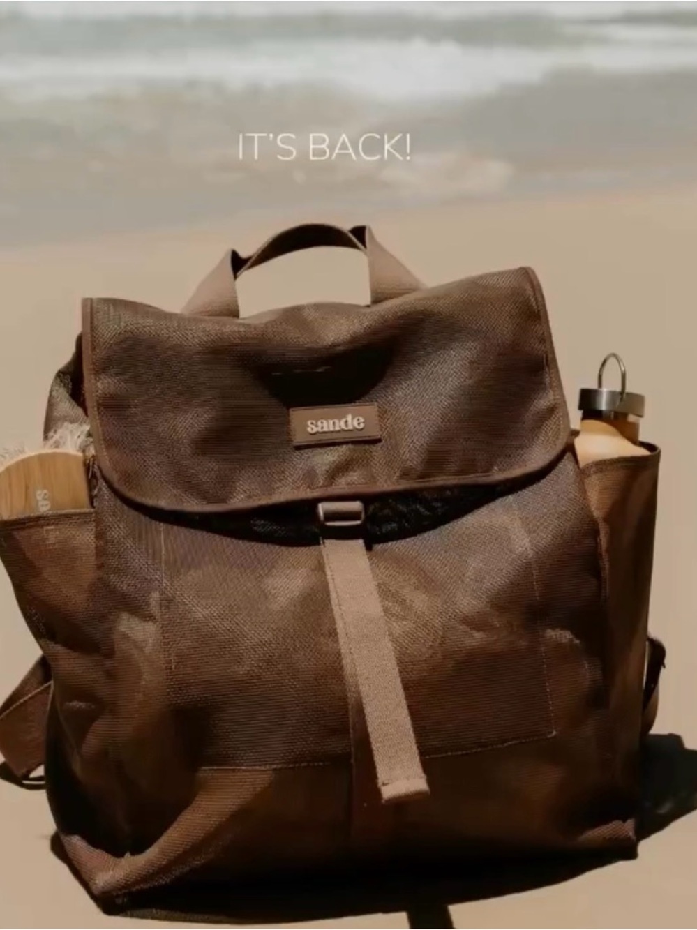Sande beach bag mesh beach hauler